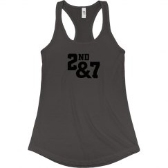 Fitted Racerback Logo Tank