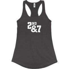 Fitted Racerback Logo Tank