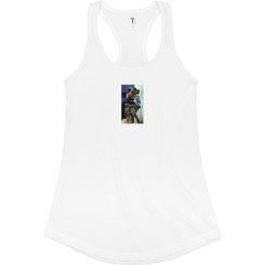 Fitted Racerback Logo Tank