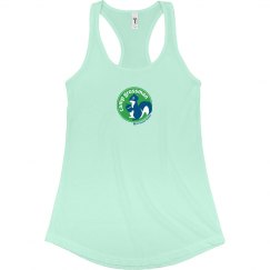 Fitted Racerback Logo Tank