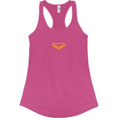 Fitted Racerback Logo Tank