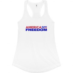 Fitted Racerback Logo Tank