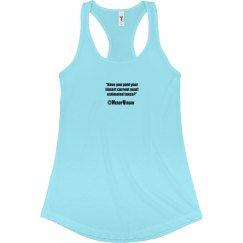 Fitted Racerback Logo Tank