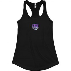 Fitted Racerback Logo Tank