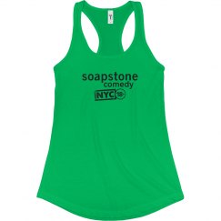 Fitted Racerback Logo Tank