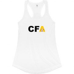 Fitted Racerback Logo Tank