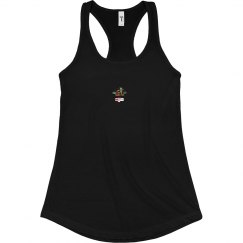 Fitted Racerback Logo Tank