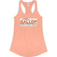 Fitted Racerback Logo Tank