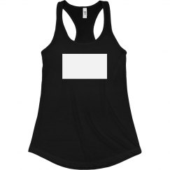 Fitted Racerback Logo Tank