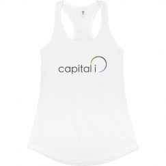 Fitted Racerback Logo Tank