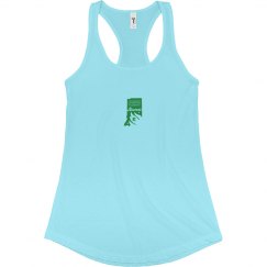 Fitted Racerback Logo Tank