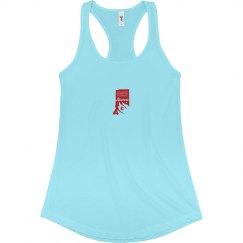 Fitted Racerback Logo Tank