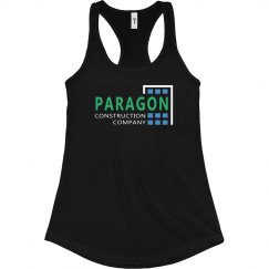 Fitted Racerback Logo Tank