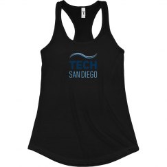 Fitted Racerback Logo Tank
