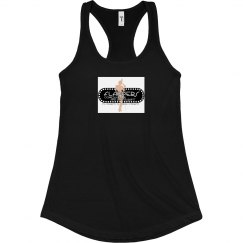 Fitted Racerback Logo Tank