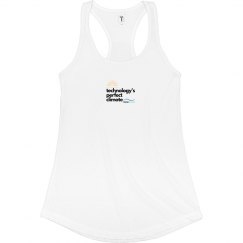 Fitted Racerback Logo Tank