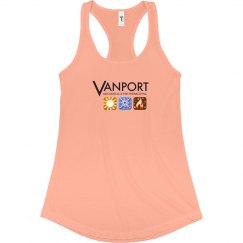 Fitted Racerback Logo Tank