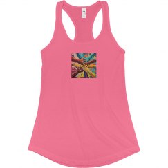 Fitted Racerback Logo Tank