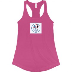 Fitted Racerback Logo Tank