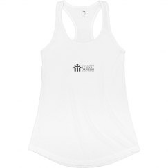 Fitted Racerback Logo Tank