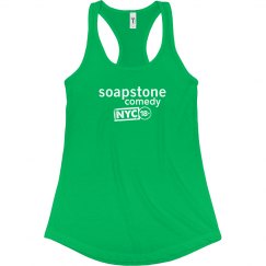 Fitted Racerback Logo Tank