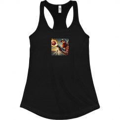 Fitted Racerback Logo Tank
