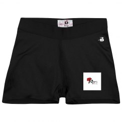 Ladies Athletic Shorts With Logo