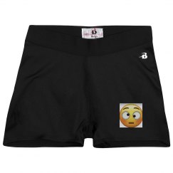 Ladies Athletic Shorts With Logo