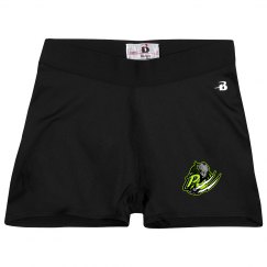 Ladies Athletic Shorts With Logo