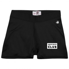 Ladies Athletic Shorts With Logo