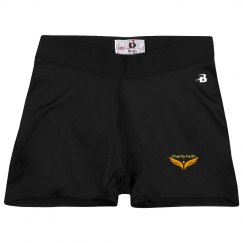 Ladies Athletic Shorts With Logo