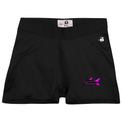 Ladies Athletic Shorts With Logo