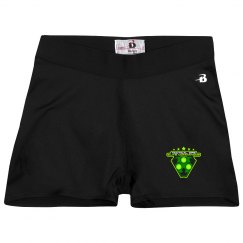 Ladies Athletic Shorts With Logo
