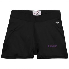 Ladies Athletic Shorts With Logo