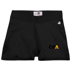 Ladies Athletic Shorts With Logo