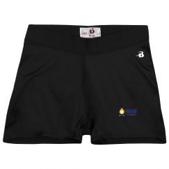 Ladies Athletic Shorts With Logo