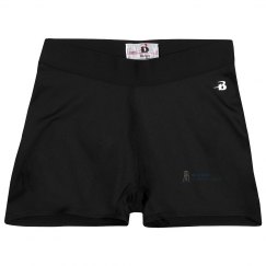 Ladies Athletic Shorts With Logo