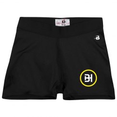 Ladies Athletic Shorts With Logo