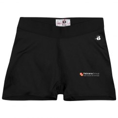Ladies Athletic Shorts With Logo
