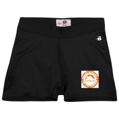 Ladies Athletic Shorts With Logo