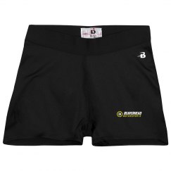 Ladies Athletic Shorts With Logo
