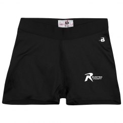 Ladies Athletic Shorts With Logo