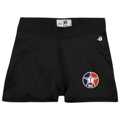 Ladies Athletic Shorts With Logo