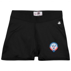 Ladies Athletic Shorts With Logo