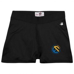 Ladies Athletic Shorts With Logo