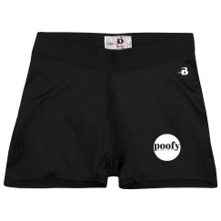 Ladies Athletic Shorts With Logo