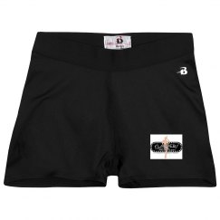 Ladies Athletic Shorts With Logo