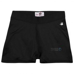 Ladies Athletic Shorts With Logo