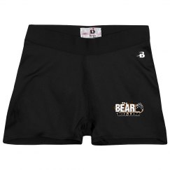 Ladies Athletic Shorts With Logo