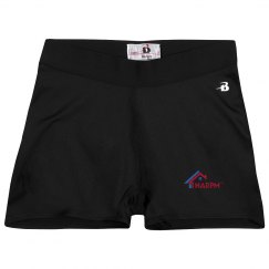 Ladies Athletic Shorts With Logo